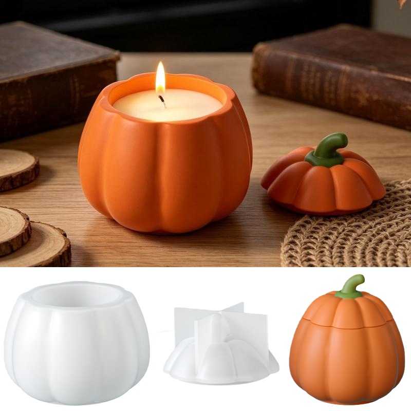 Candle Making Jars - قالب سيليكون على شكل صندوق تخزين