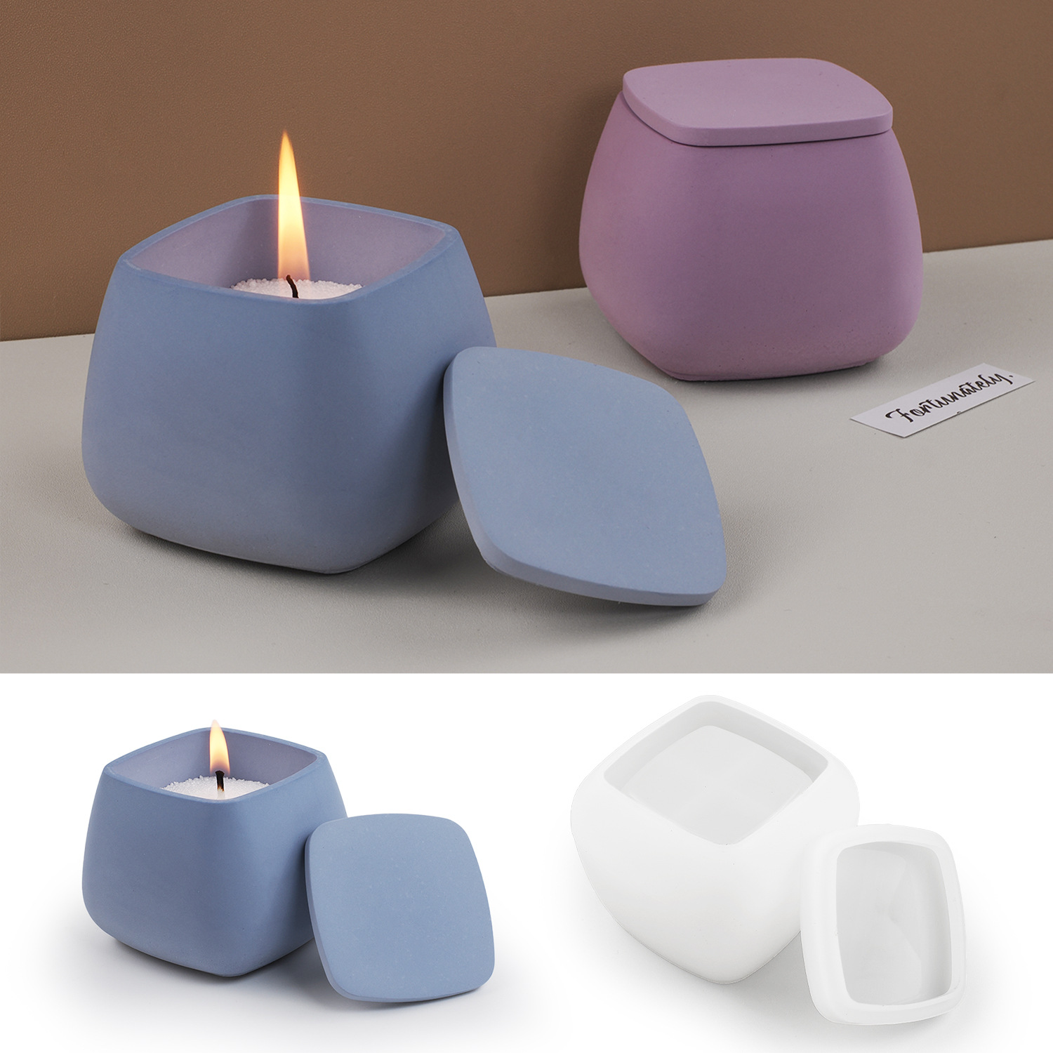 قالب سيليكون لصنع أكواب الشموع - مراجعة Candle Making Design وسعره
