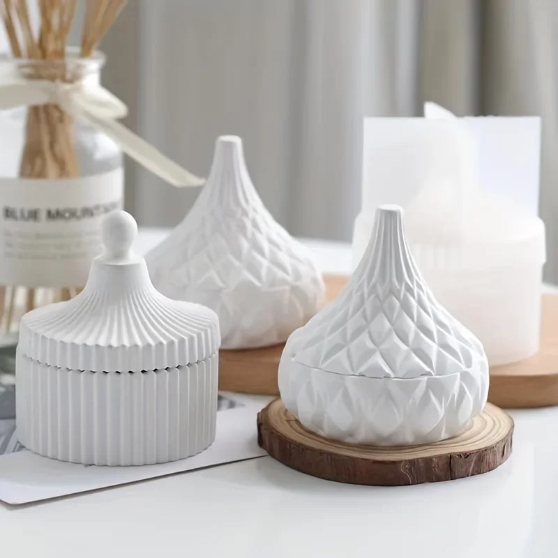 أحدث موديلات 2026: قالب سيليكو - مراجعة Candle Making Jars With Lids وسعره