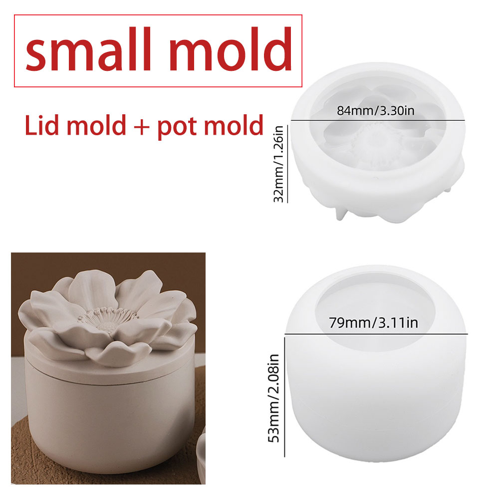 صندوق تخزين عباد الشمس قالب من - مراجعة Candle Making Jars With Lids وسعره