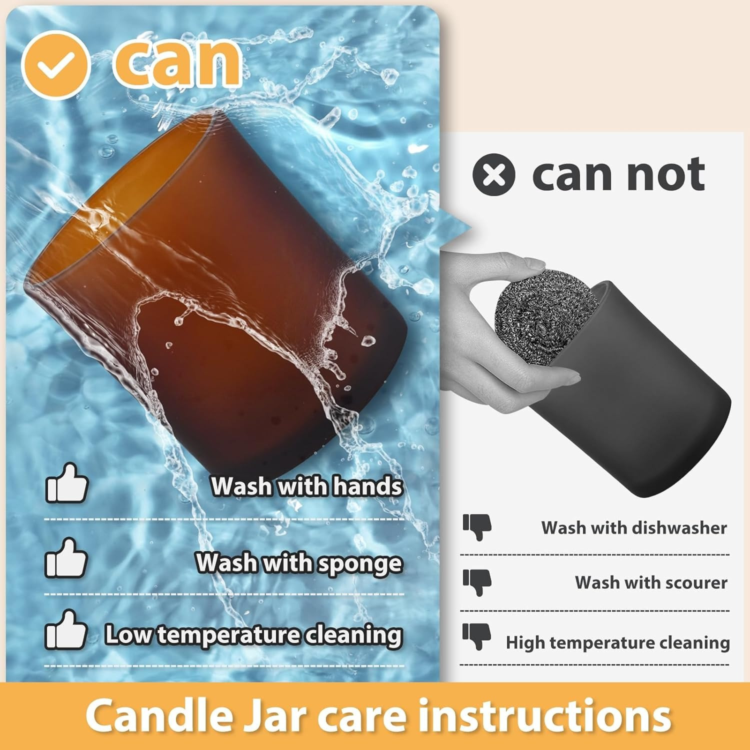برطمانات شموع سميكة لصنع الشمو - مراجعة Candle Making Jars With Lids وسعره
