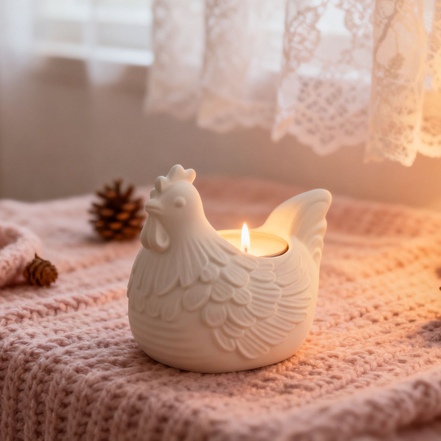 DIY 3D ليتل الدجاج شمعة حامل ا - مراجعة Candle Making Design وسعره