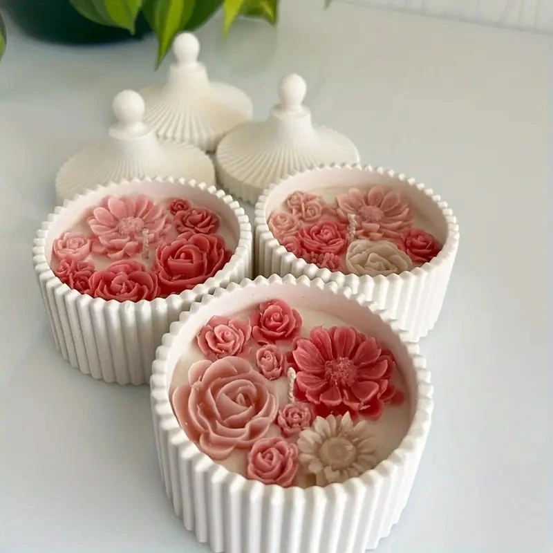 مجموعة واحدة من قوالب السيليكو - مراجعة Candle Making Jars With Lids وسعره