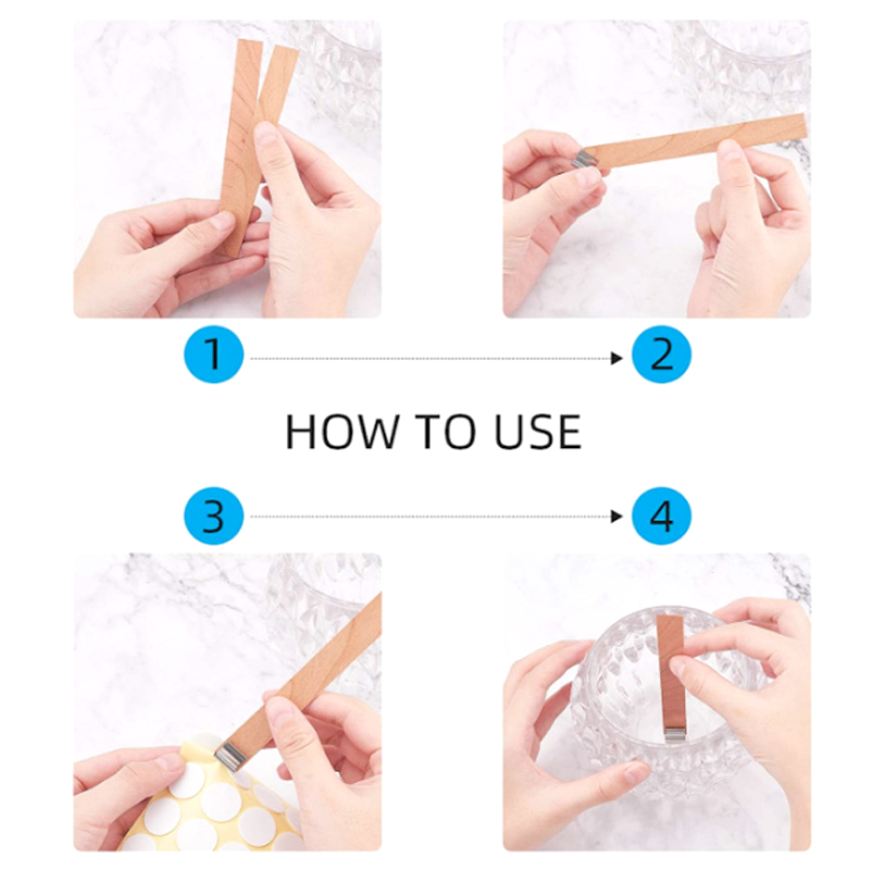 30 قطعة شمعة خشبية الفتائل شمع - مراجعة Candle Making Jars وسعره