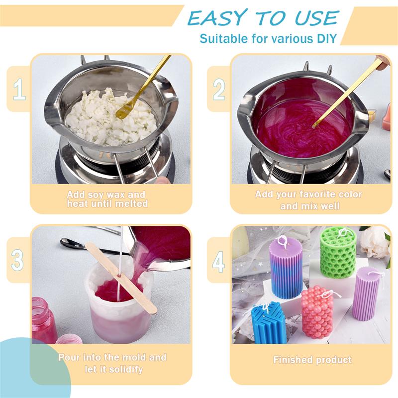 100/500 جرام/1 كجم شمع الصويا  - مراجعة Candle Making Uk وسعره